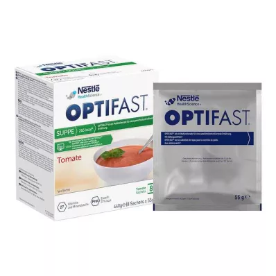Sopa casera Optifast de tomate en polvo, 8x55 g