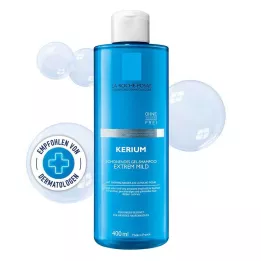 ROCHE-POSAY Kerium champú en gel extremadamente suave, 400 ml