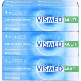 VISMED MULTI Gotas para los ojos, 3X10 ml