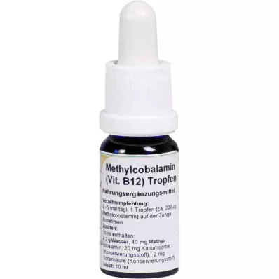 METHYLCOBALAMIN Gotas de vitamina B12, 10 ml