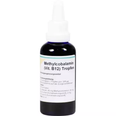 METHYLCOBALAMIN Gotas de vitamina B12, 50 ml