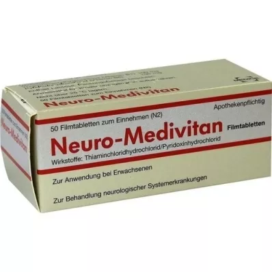 NEURO MEDIVITAN Comprimidos recubiertos, 50 unidades