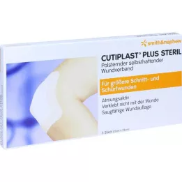 CUTIPLAST Más apósito estéril 7,8x15 cm, 5 uds
