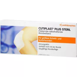 CUTIPLAST Más apósito estéril 10x24,8 cm, 5 uds