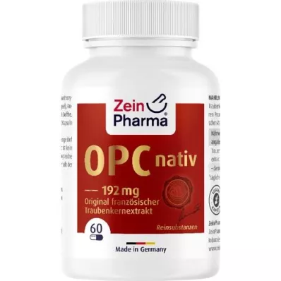 OPC NATIV Cápsulas 192 mg puro OPC, 60 uds
