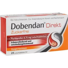 DOBENDAN Flurbiprofeno directo sin azúcar 8,75mg Lut, 24 uds