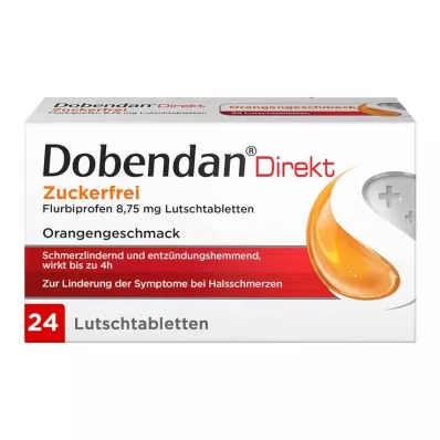 Dobendan Flurbiprofeno directo sin azúcar 8,75 mg pastillas, 24 piezas