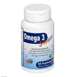 OMEGA-3 Junior Berco Cápsulas Masticables, 60 uds