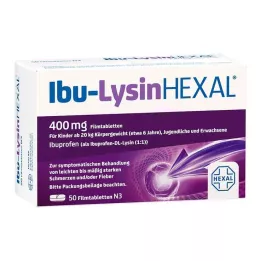 IBU-LYSINHEXAL Comprimidos recubiertos, 50 unidades