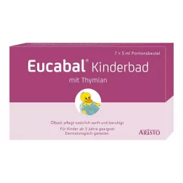 EUCABAL Baño Infantil con Tomillo, 7X5 ml