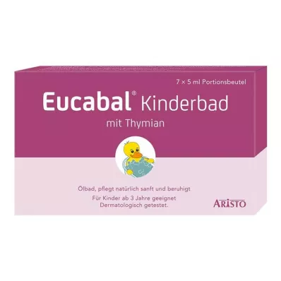 Baño infantil Eucabal con tomillo, 7X5 ml