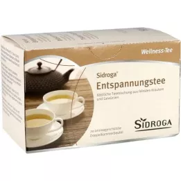 SIDROGA Bolsa de filtro de té Wellness Relaxation, 20X1,75 g