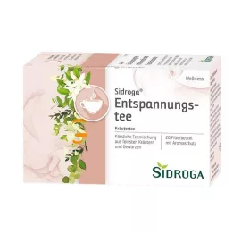 SIDROGA Bolsa de filtro de té Wellness Relaxation, 20X1,75 g
