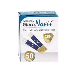SD Tiras reactivas de azúcar en sangre Gluconavii GDH, 1x50 piezas