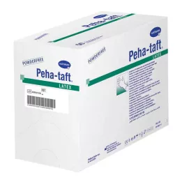 PEHA-TAFT látex OP-Guantes talla 8, 50X2 uds