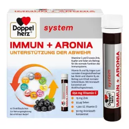 DOPPELHERZ Ampollas del sistema Immun+Aronia, 10 uds