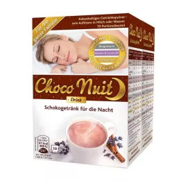 CHOCO NUIT Polvo para bebida de chocolate Good Night, 20 uds