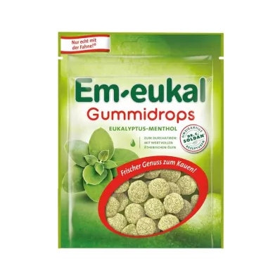 EM-EUKAL Gotas de eucalipto-mentol, con azúcar, 90 g