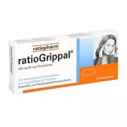 RATIOGRIPPAL 200 mg/30 mg comprimidos recubiertos con película, 10 uds