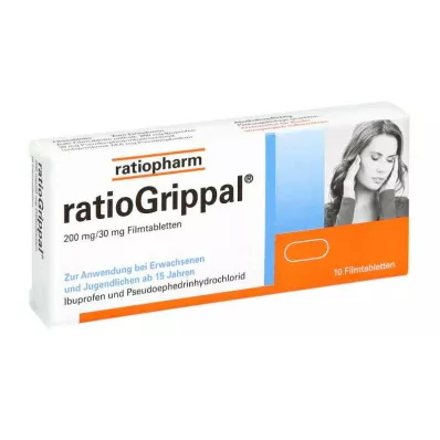 Ratiogrippal 200 mg/30 mg comprimidos recubiertos con película (10 piezas)