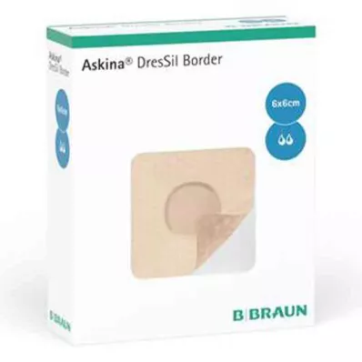 ASKINA DresSil Borde Sil.Schaumst.V.6x6 cm, 10 uds