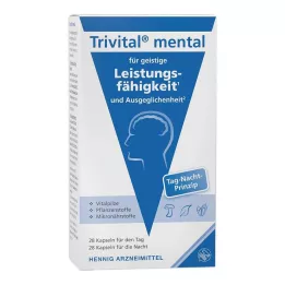 TRIVITAL cápsulas mentales, 56 unidades