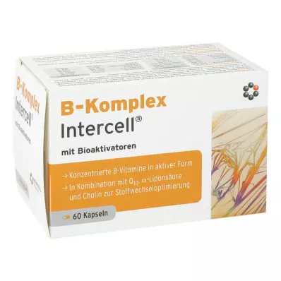 Cápsulas Intercell del complejo B, 60 piezas