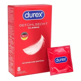 DUREX Preservativos sensibles, 8 unidades