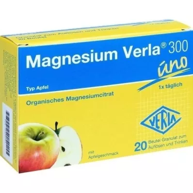 MAGNESIUM VERLA 300 Gránulos de manzana, 20 uds