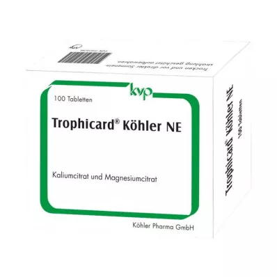 Comprimidos Trophicard Köhler NE , 100 comprimidos