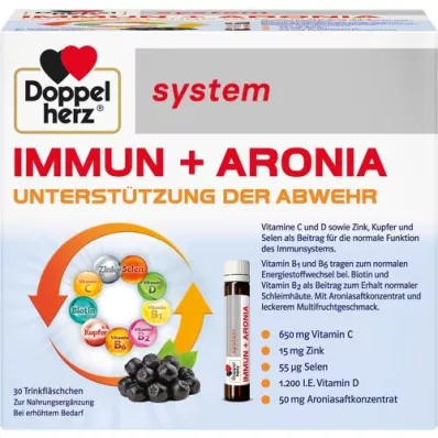 DOPPELHERZ Ampollas del sistema Immun+Aronia, 30 uds