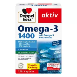 DOPPELHERZ Omega-3 1.400 cápsulas, 120 uds