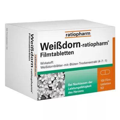 Tabletas recubiertas de película Hawthorn-ratiopharm®, 100 piezas