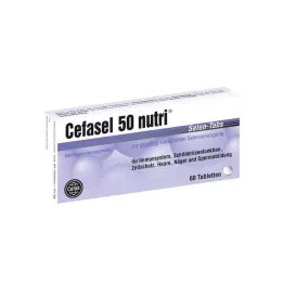 CEFASEL 50 pastillas de selenio nutri, 60 unidades