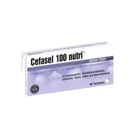 CEFASEL 100 pastillas de selenio nutri, 60 unidades