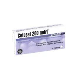 CEFASEL 200 nutri tabletas de selenio, 60 uds