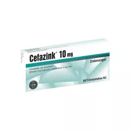 Cefazink 10 mg tabletas recubiertas de película, 60 st