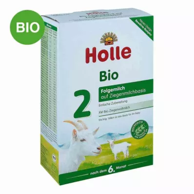 Holle leche de continuación ecológica a base de leche de cabra 2 polvos (400 g)
