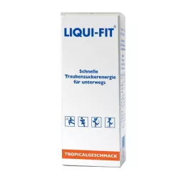 LIQUI FIT Solución azucarada líquida Tropical sobre, 12 uds