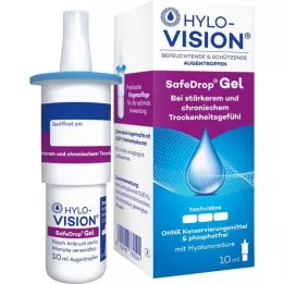 HYLO-VISION SafeDrop gotas oftálmicas en gel, 10 ml