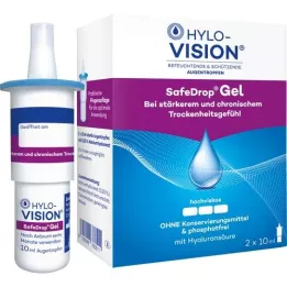 HYLO-VISION SafeDrop Gel Colirio, 2X10 ml