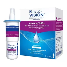 HYLO-VISION SafeDrop Gel Colirio, 2X10 ml