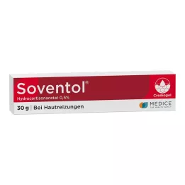 SOVENTOL Crema de acetato de hidrocortisona al 0,5%, 30 g