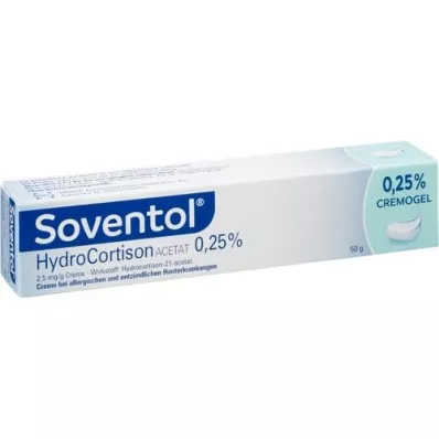 SOVENTOL Acetato de hidrocortisona 0,25% crema, 50 g