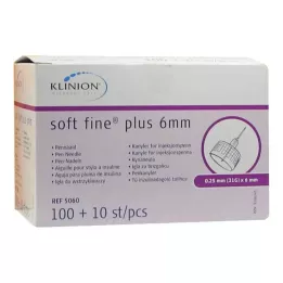 SOFT FINE más cánulas 6 mm 31 G 0,25 mm, 110 uds