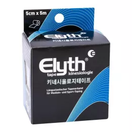 KINESIOLOGIE Cinta Elyth 5 cmx5 m negra, 1 ud