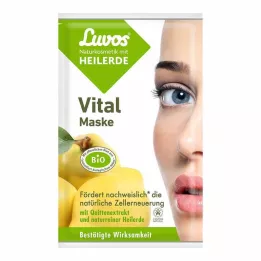 Luvos Natural Cosmetics Mascarilla vital de arcilla curativa, 2x7,5 ml