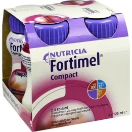 FORTIMEL Compact 2.4 Sabor Frutas del Bosque, 4X125 ml