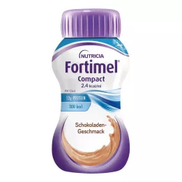Fortimel compacto 2.4 sabor chocolate, 4x125 ml