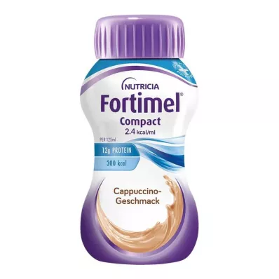 Fortimel compacto 2,4 sabor capuchino, 4x125 ml